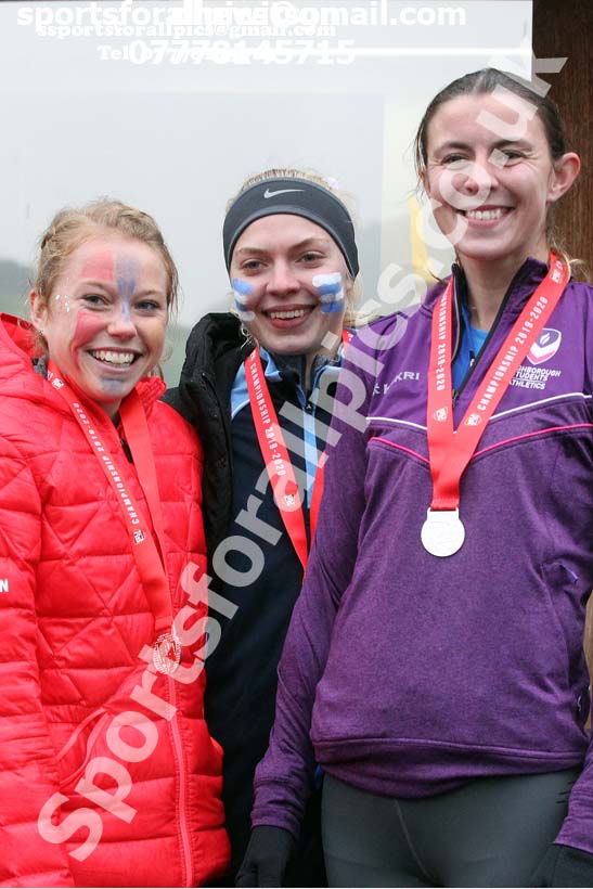 Womens long race  2020 BUCS Cross Country Champs., Edinburgh.  Photo: David T. Hewitson/Sports for All Pics